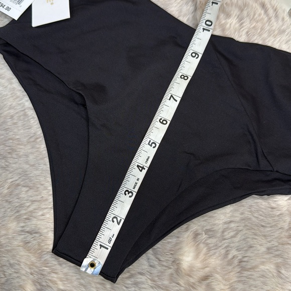 L*Space | High Tide Bikini Bottom, in Black, Size L - Picture 7 of 8